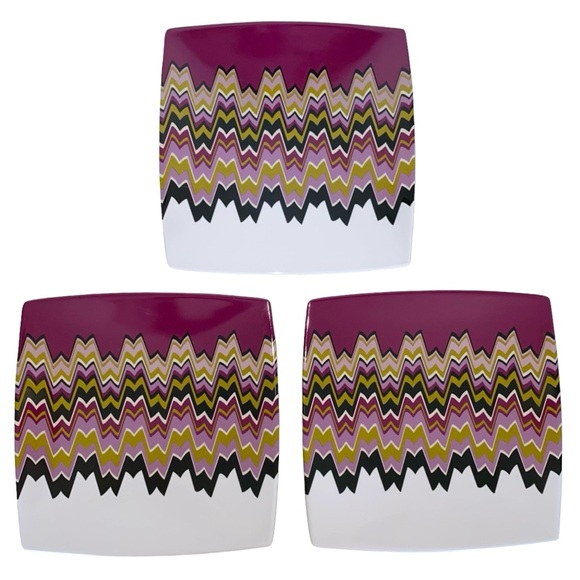 Missoni for Target 3 Melamine Salad Plates - Picture 1 of 7
